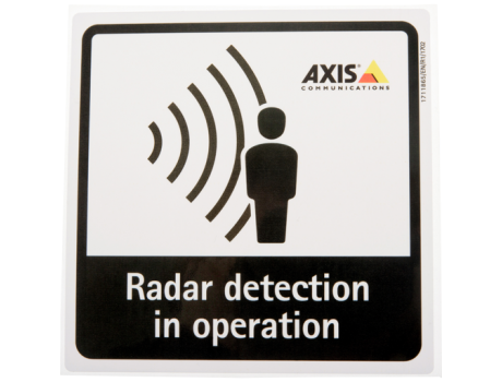 AXIS Communications ACC RADAR DETECT STICKER EN 10PCS